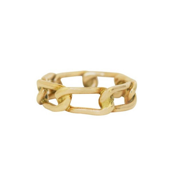 Brass Succession Chainlink Ring