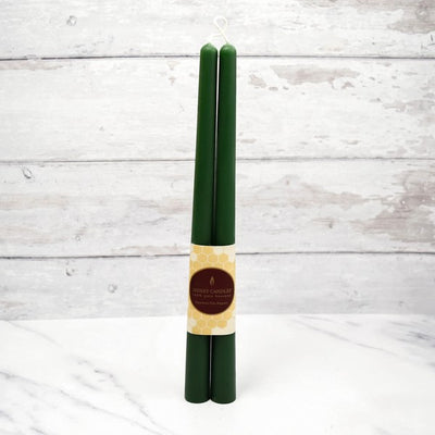 Forest Green Beeswax Taper Candles | Honey Candles | Shop a selection of candles and home fragrance at boogie + birdie