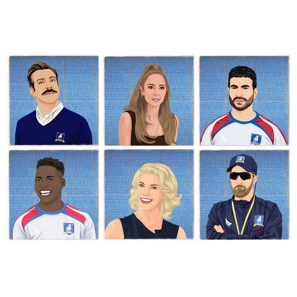 Ted Lasso Coaster Set | Versatile Coasters | boogie + birdie
