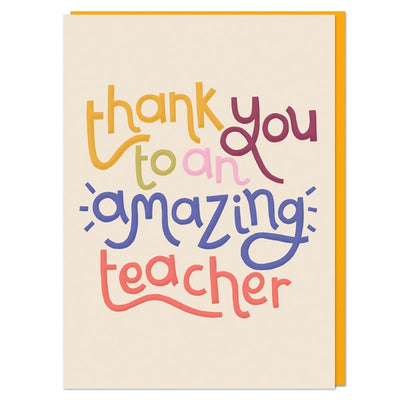 Amazing Teacher Card | Shop a selection of greeting cards at boogie + birdie
