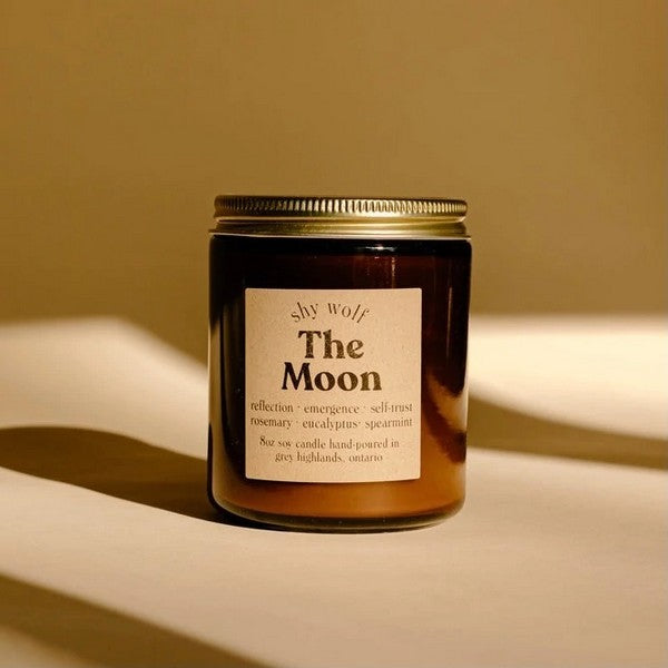 The Moon Tarot Candle | Shy Wolf Candles | boogie + birdie