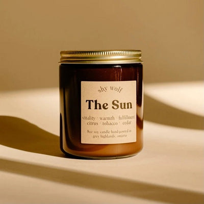 The Sun Tarot Candle | Shy Wolf Candles | Shop a selection of home fragrance at boogie + birdie