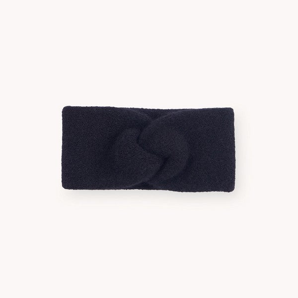 Black Twisted Alpaca Headband