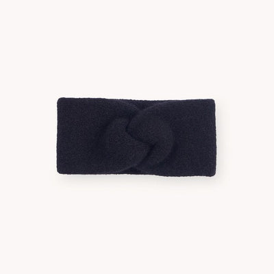 Black Twisted Alpaca Headband