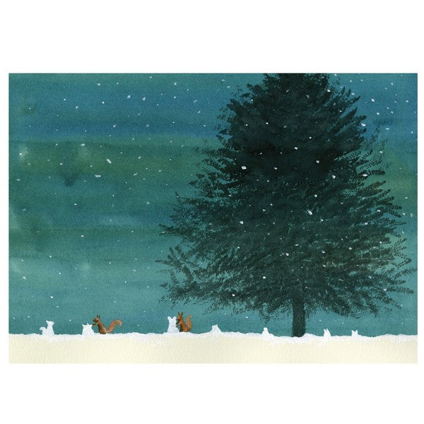 Squirrels in the Snow Card | Holidays | Shop a selection of greeting cards at boogie + birdie 
