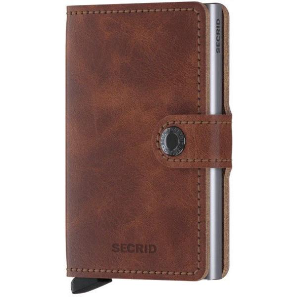 Vintage Brown SECRID Miniwallet | Shop wallets at boogie + birdie in Ottawa.