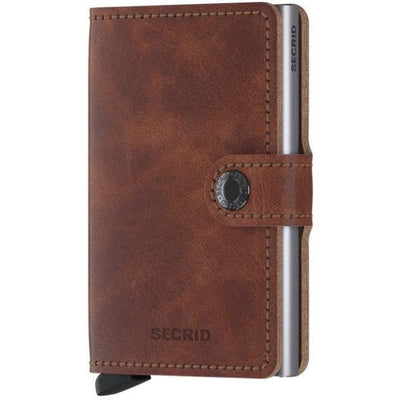 Vintage Brown SECRID Miniwallet | Shop wallets at boogie + birdie in Ottawa.