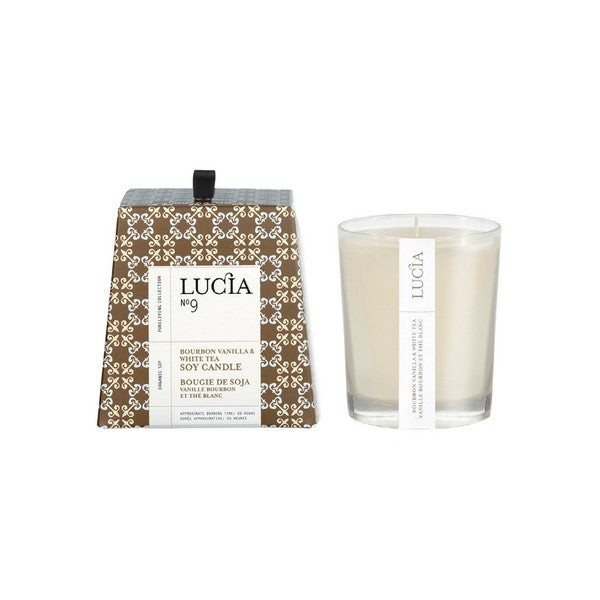 Bourbon Vanilla & White Tea Votive Candle | Lucia | boogie + birdie