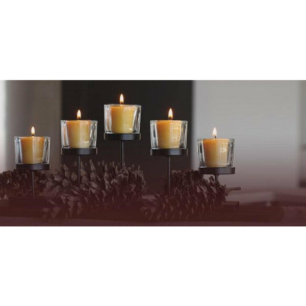 2" Natural Beeswax Votive Candle | Honey Candles | Shop a selection of candles at boogie + birdie