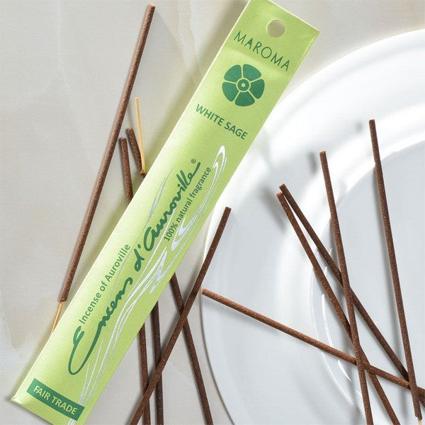 White Sage Maroma Incense | boogie + birdie