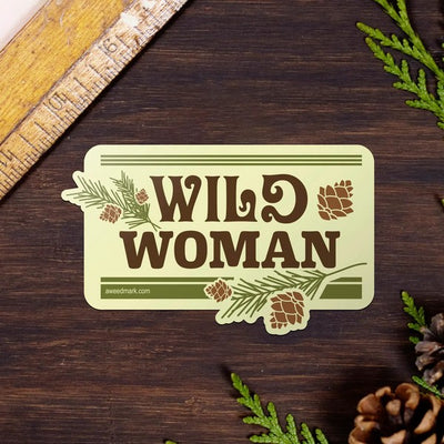 Wild Woman Sticker | Shop stickers at boogie + birdie in Ottawa.