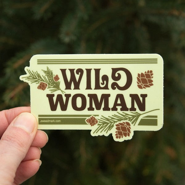 Wild Woman Sticker | Shop stickers at boogie + birdie in Ottawa.
