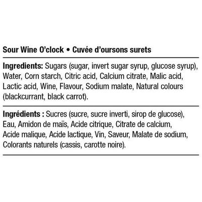 Vegan Sour Wine O'Clock Gummies