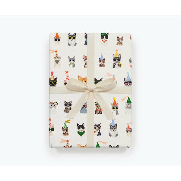 Cool Cats Gift Wrapping Sheets - Roll of 3